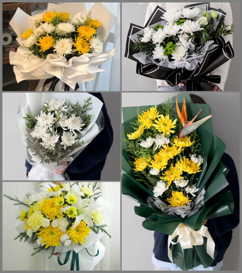 贵州毕节市织金县龙场镇腾龙社区白事花束代送